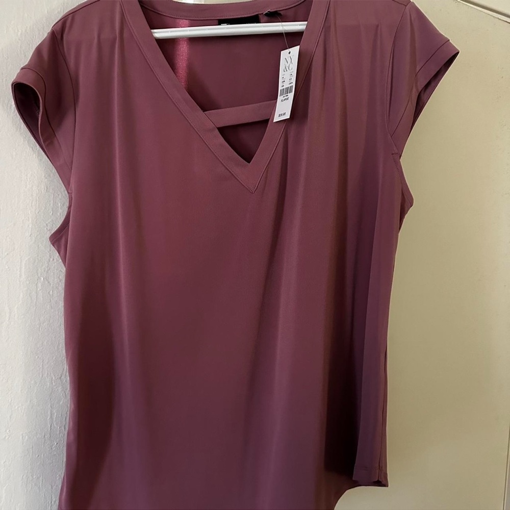 V-neck blouse